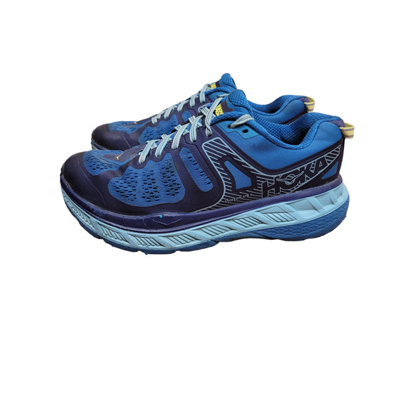 Hoka Shoes - Hoka Women's Stinson ATR 5 Running Shoes Seaport Blue Aqua Haze Sz 9 AS IS